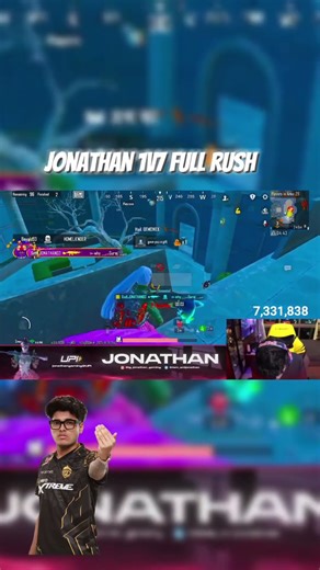 jonathan aggressive gameplay #bgmi #heenaprajapati #babifreitas #shortvideos