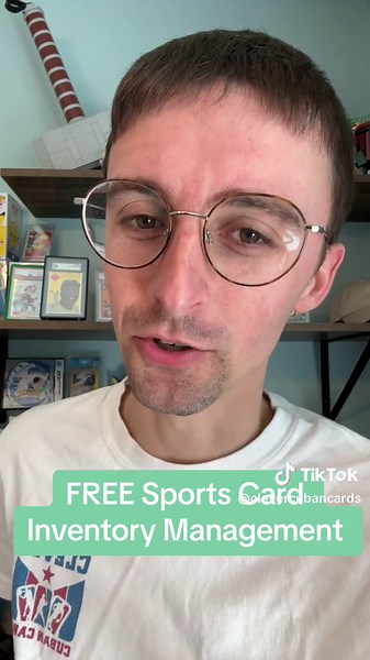 This amazing new and free software takes all of the work out of managing your inventory! #sportscards #ebayseller #thehobby #whodoyoucollect #greenscreen