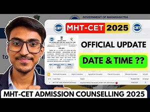 MHT-CET 2025 Official Date & Time Released | Official Notice PCM PCB Group | MHT CET 2025