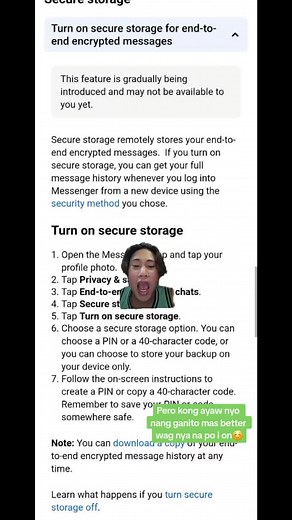 Understanding End-to-End Encryption in Messenger: Turn On vs. Turn Off Explained
