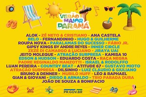 Verão Maior Paraná: confira as atrações dos shows de 2026