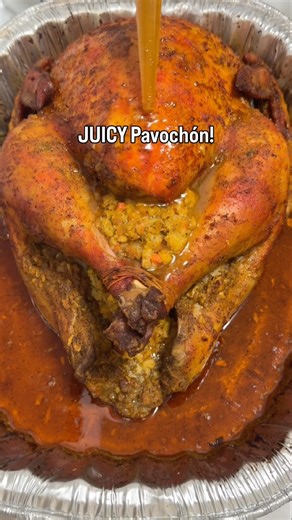 Who’s Cooking Pavochón for Christmas? 😍 #puertoricanfood #caribbeanfood #pavo