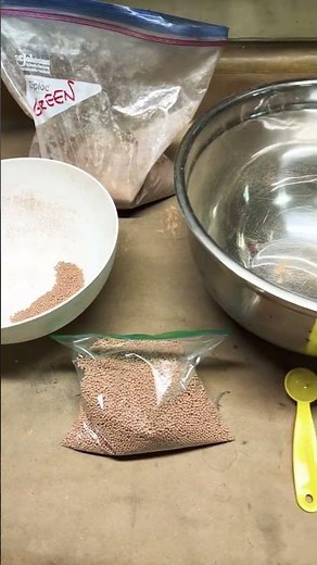 Making firework stars using molecular sieves!