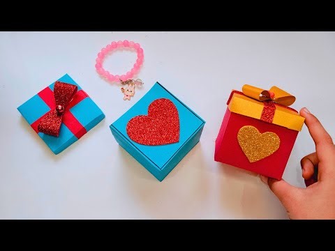 Easy DIY Gift Box 🎁 | Cute Handmade Surprise Box for Valentine’s, Birthday & Anniversary 💖