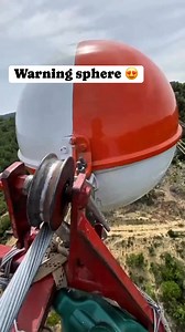 33K views · 353 reactions | OPGW Warning Sphere Install” #reels ###community | Electrical Transmission line | Facebook