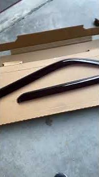 WeatherTech Side Window Deflectors Install on a 5th Gen Toyota 4Runner