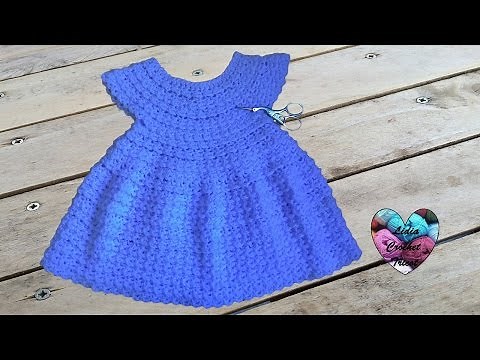 Easy crochet dress all sizes 1/2 / Easy crochet dress all sizes