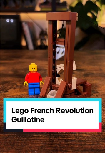 Completely unrelated btw Lego French Revolution Guillotine #lego #frenchrevolution