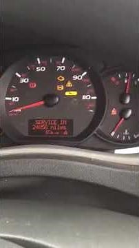 2011 Renault master service light reset