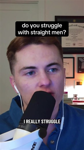 I want to be honest and talk about how I have, personally, really struggled in my interactions with straight men. This is definitely influenced by my negative interactions with straight men growing up and in many interactions I’ve had over the years. A lot of times, it feels safer to try and avoid them altogether. It’s something I’ve been working on. Have you had this same experience? Full episode: “Gay Men and Their Relstionships with Straught Men” now out on boy meets therapy podcast #gaytok🏳
