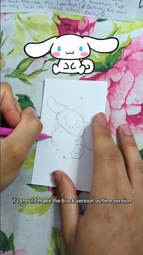Drawing Cinnamon Roll - Sanrio #art #drawing
