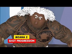 Moana 2 | Maui Shot Progression | Animation Breakdowns