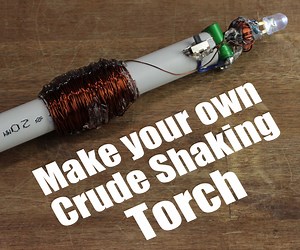 Make Your Own Crude Shaking Torch (Emergency Flashlight)