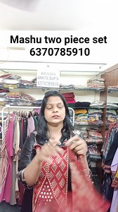 1.6K views | Sale sale sale Aniksha By Ankita Gupta Mashru silk two piece set Top n stole only For order take screenshot  https://wa.me/6370785910 No COD NO RETURN NO EXCHANGE Only prepaid orders #Aibapremiumseller #handloom #mirror #twopieceset | AIBA 2.0 - All IndiaBusiness Women's Association 2.0 | Facebook
