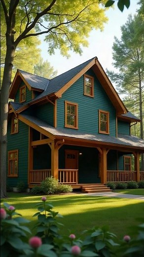 Off-Grid Living in a Forest Green Paradise! 🍃🏡 | Rustic Cabin Goals