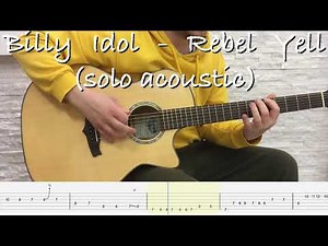 Billy Idol - Rebel Yell solo (acoustic)