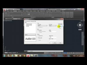 AutoCAD I 09-08 Creating New Text Styles