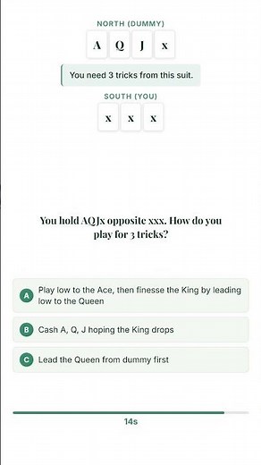 Bridge Puzzle #1 - Can You Find the Best Play?