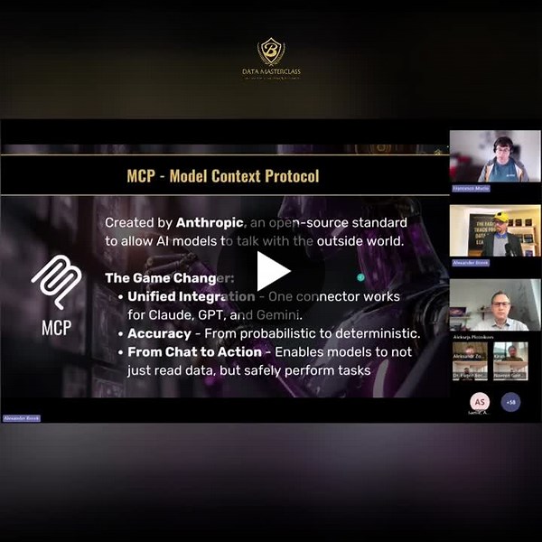 𝗠𝗖𝗣 𝘀𝗲𝗿𝘃𝗲𝗿𝘀 𝗱𝗼𝗻'𝘁 𝗷𝘂𝘀𝘁 𝗰𝗼𝗹𝗹𝗲𝗰𝘁 𝗶𝗻𝗳𝗼𝗿𝗺𝗮𝘁𝗶𝗼𝗻 — 𝘁𝗵𝗲𝘆 𝗰𝗵𝗮𝗻𝗴𝗲 𝘁𝗵𝗲 𝘄𝗼𝗿𝗹𝗱.  Francesco Mucio, Data Architecture Coach at Data Masterclass, explained why… | Data Masterclass