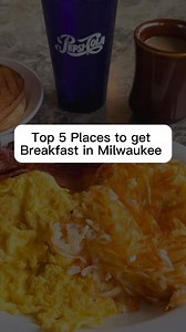 These are the Top 5 places to get breakfast in Milwaukee.. Have you been to any of these? #top5 #milwaukee #wisconsincheck #breakfast | The Wisconsin Explorer
