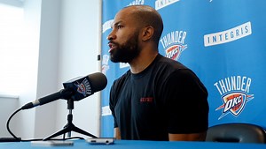 OKC Thunder: Derek Fisher says Thunder can't 'accept anything less than being the best'