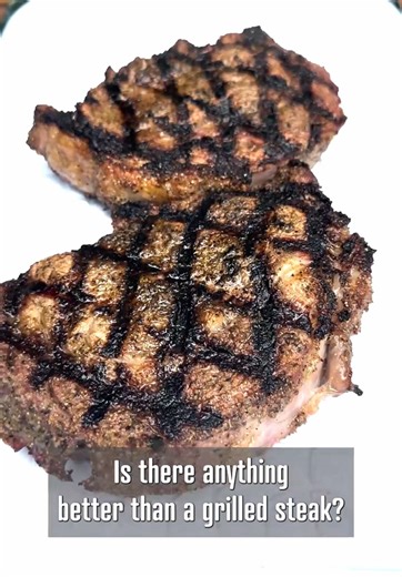 Nothin’ and I mean nothinnn beats a ribeye steak 🥩. Let’s grill a couple up hot and fast on the @biggreenegg - here’s how I like to do it. Ya’ll rockin with me yet?? #grill #bbq #steak