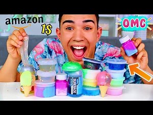 JE TESTE DES SLIMES AMAZON ?!! JustJonathan
