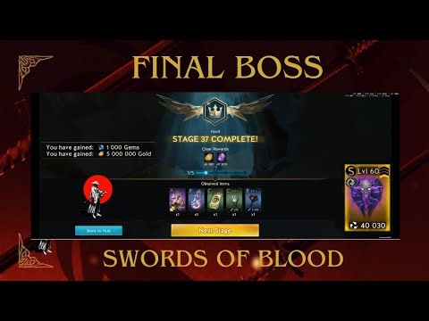 SWORDS OF BLOOD | LEGENDARY RAVEN’s OMEN | Final HARD Boss | 5 Mil Golds Rewards | Full Action