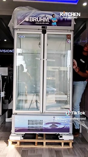 Bruhm Side-by-side Beverage Display Refrigerator