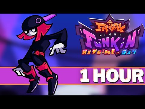 HYPERFUNK - FNF 1 HOUR Songs (FNF Mod Music OST VS Nikku Hotline 024 Medley Update Song)