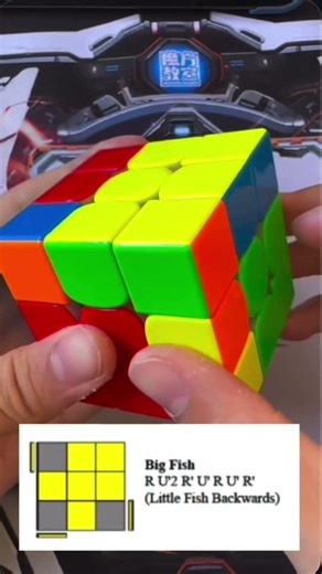 OLL #2 (Big Fish) Made EASY 🐟⚡