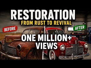Complete Restoration of a Rusted Classic Car | Satisfying AI Restoration