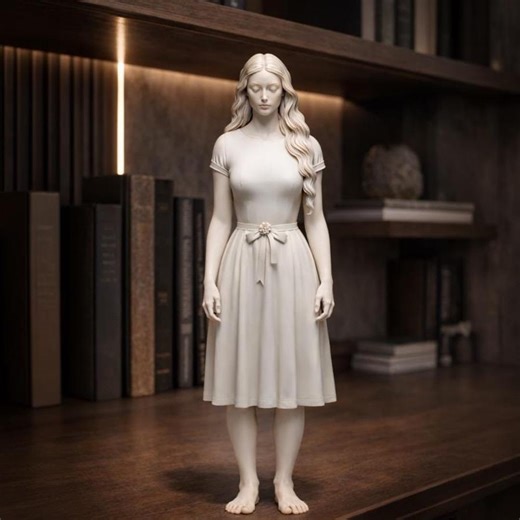 Minimal Female Statue STL, 3D Print Files, STL Files for 3D Printing, 3D Printed Sculpture, Aesthetic Woman Figure, Modern Home Decor STL - Etsy