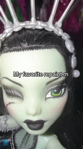 Frankie Stein Monster High Doll Repaint