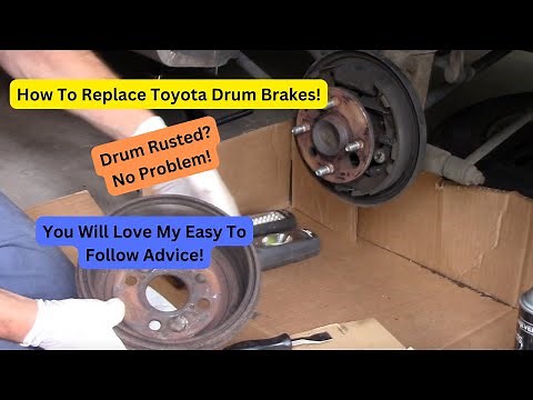 How To Replace Rear Drum Brakes Toyota Corolla