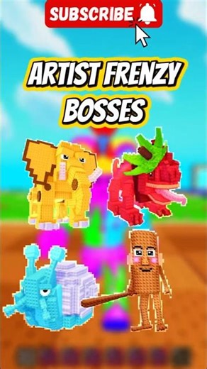 ALL NEW BOSSES in Plants vs Brainrots (Artist Frenzy Update/Event) #plantsvsbrainrots #roblox #pvb