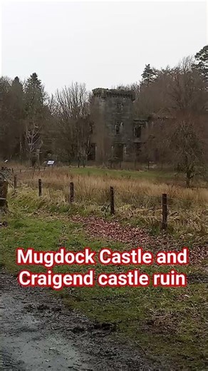 Mugdock Castle before the snow hit us.