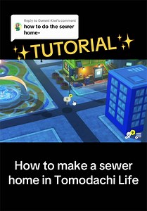 Tomodachi Life Sewer Home Tutorial