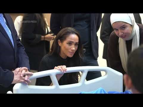 Harry and Meghan Visit Recent Medical Evacuees from Gaza