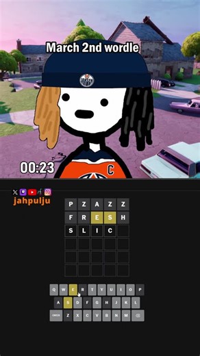 triple Z challenge in the wordle