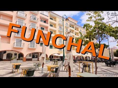 MADEIRA ☼ Walking Tour of Funchal: The Capital of Madeira in Stunning 4K HDR
