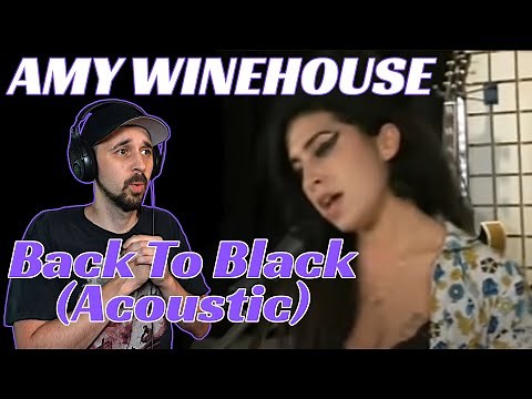 Amy Winehouse REACTION! Back To Black (Live Acoustic)