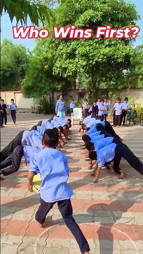 Under-the-Bridge Ball Race Challenge | School Kids Fun Game #SchoolGame #KidsActivity