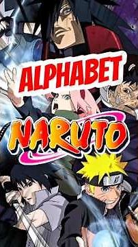 We have to make the alphabet with Naruto characters 👀