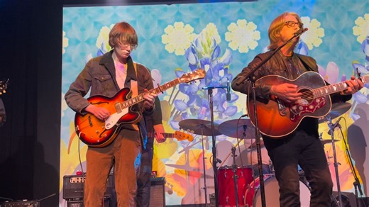3.2K views · 96 reactions | Homage Nation: Tom Petty - Dave Monsey's teenage son Asher takes a turn on lead guitar here. This was a golden moment, for sure. Standing ovation! | Jeffrey Liles | Facebook