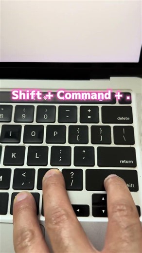 How to show hidden files on Mac #macbooktipsandtricks