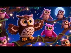 Owl Night Song 🦉🌙 | Bedtime Learning for Kids | Calm Nighttime Educational Video