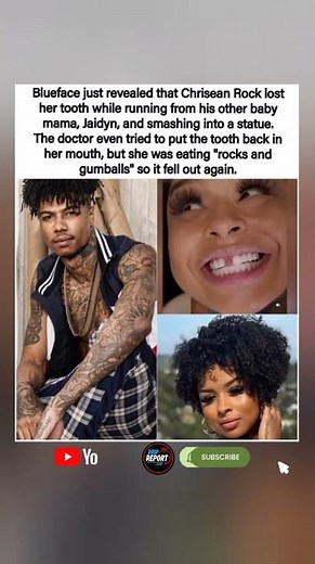 Blueface Just Revealed How Chrisean Rock REALLY Lost Her Tooth 😬💥#shorts