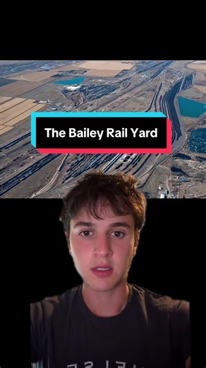 The Bailey Rail Yard: the largest on earth #ourworldthroughmaps#trains#baileyyard#geography#greenscreen