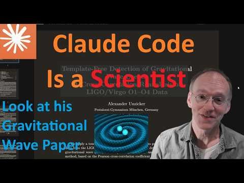 Claude Code is a Scientist! Look at His Gravitational Wave Paper...